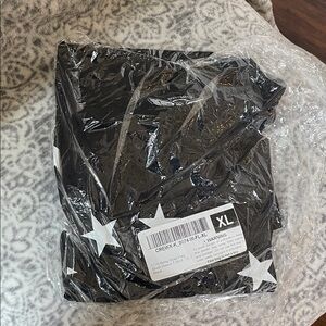Black Mens Crew Tshirt with 1776 Betsy Ross Flag